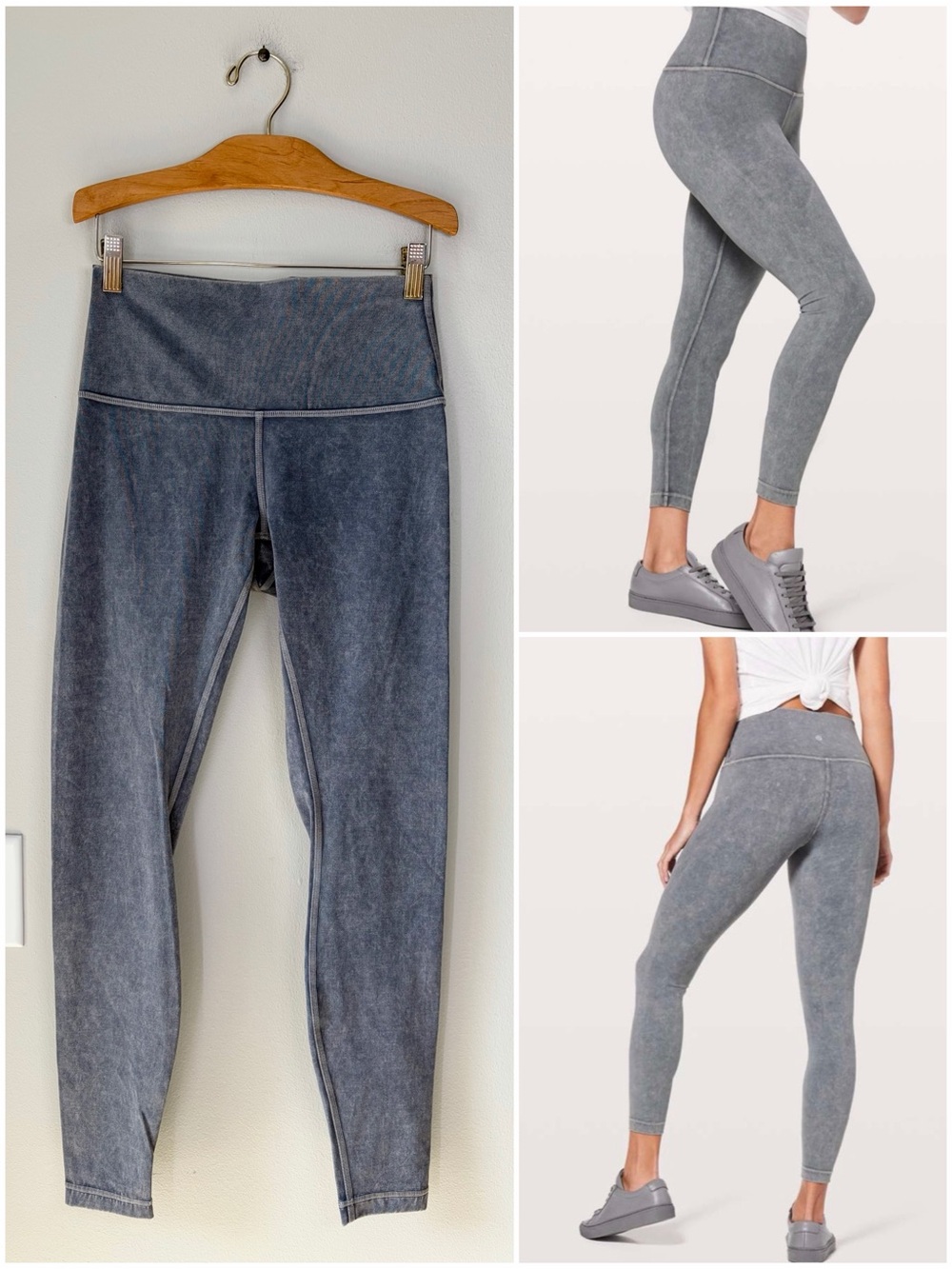 Lululemon Wunder Under Hi-Rise 28" Tights Leggings in Washed Luna